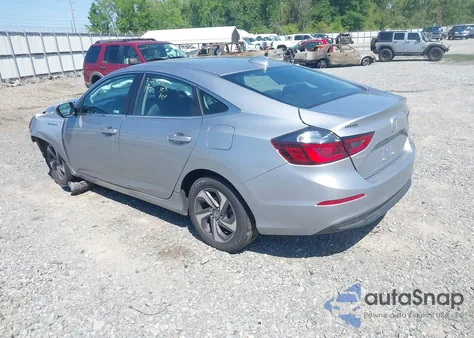 2019 Honda Insight Ex from USA, damaged, VIN 19XZE4F55KE030124
